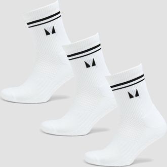 MyProtein Calcetines de pilates de MP (paquete de 3 pares) - Blanco - UK 2-5
