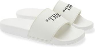 Off-white This That Slide Sandal in White - Black at Nordstrom Rack, Size 10Us / 43Eu