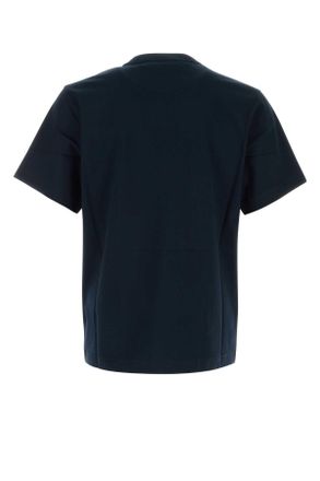 Burberry Mens Midnight Blue Cotton T-Shirt Navy T-shirts And Polos