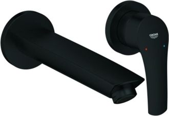 GROHE 29 338 243 Eurosmart Monomando De Lavabo Mural 1/2 Tama&ntilde;o M Negro Mate - Ref: 29 338 243