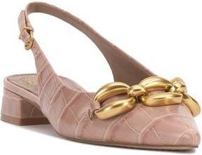 Vince Camuto Valiey Slingback Pointed Toe Flat in Chai Latte at Nordstrom Rack, Size 6.5