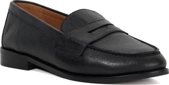 Dune London Ladies GINELLI Wide Fit Penny Loafer Size UK 7 Loafers Black