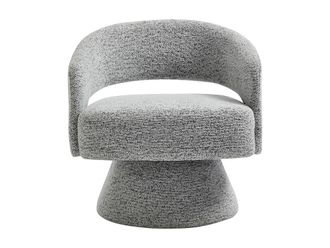 VENTE-UNIQUE.COM Sill&oacute;n cl&aacute;sico tela gris