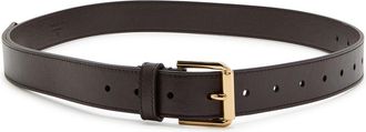 Givenchy Leather Belt - Chocolate - 85 (UK12/ M)