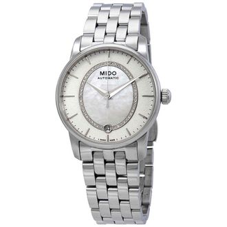 Mido Baroncelli Automatic Mother of Pearl Dial Ladies Watch M0072071111600