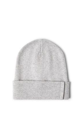 Brunello Cucinelli Knit beanie in Light Grey at Nordstrom, Size X-Small