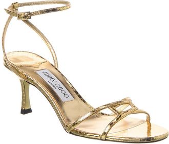 Jimmy Choo London 1998 Leo 65 Leather Sandal