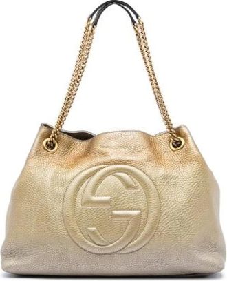 Gucci Pre-owned Soho Chain Tote Bag - - Pre-owned - Donna - Giallo - ONE SIZE