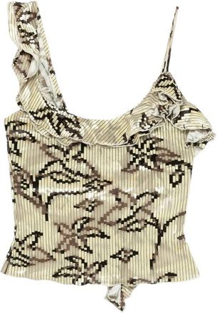 Siedres Arla Ruffled Floral Top