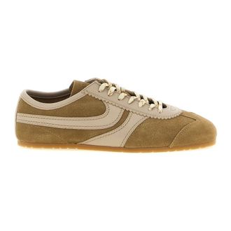 Dries Van Noten Leather-trimmed Suede Trainers - male - Dries Van Noten - Sneakers - Beige - 7 UK - Shoes