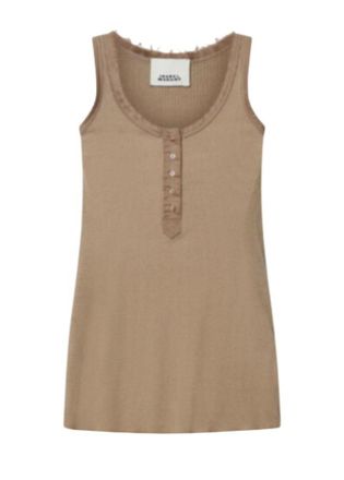 Isabel Marant Brown Scoop Neck T-Shirt