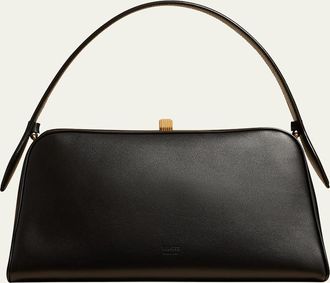 Khaite Cate Calfskin Leather Top-Handle Bag