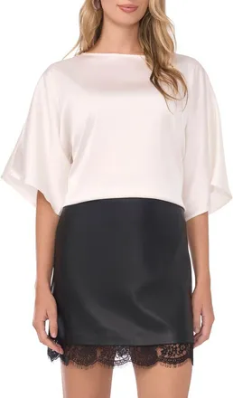 Vince Camuto Dolman Sleeve Top in New Ivory at Nordstrom, Size X-Large