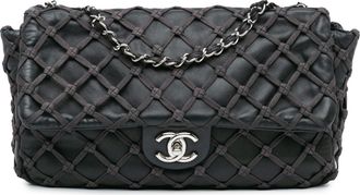 Chanel Pre-owned Womens Timeless Chain Bag Model Classic - Black Leather - One Size