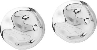 Federica Tosi Mindy Metallic Oorbellen - Dames - Oorbellen - Grijs - ONE Size - Accessoires