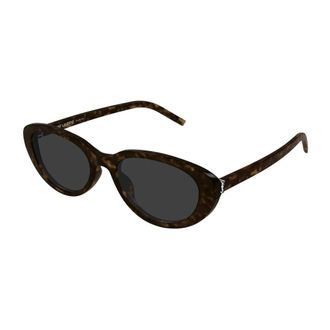Saint Laurent Sunglasses, unisex, Brown, Size: 55 MM SL M154 Sunglasses