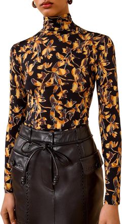 Ulla Johnson Aurelia Turtleneck Top In Solaris