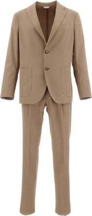 Boglioli Cotton-Blend Two-Button Suit