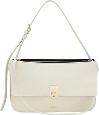 Ferragamo Cara XS Schoudertas - Dames - Schoudertassen - Beige - ONE Size - Leer - Tassen