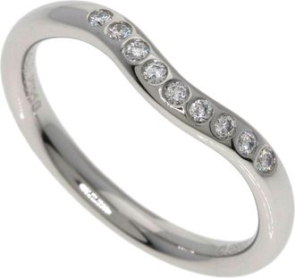 Tiffany & Co. Silver Platinum 950 Band Ring (Pre-Owned)