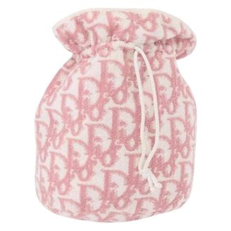 Dior Pochette Bucket de Lona Pre-owned - Pre-owned - Mujer - Rosa - ONE SIZE