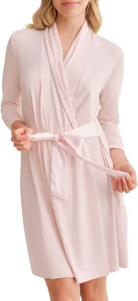Fleur't Iconic Short Robe in Strawberry Whip at Nordstrom, Size Medium