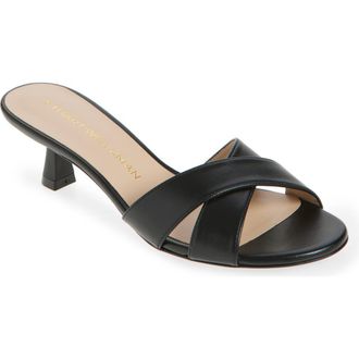 Stuart Weitzman Minimalist Slide 50 Sandal in Black at Nordstrom Rack, Size 7.5