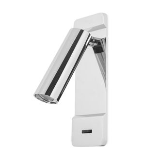 Leds - C4 Luz De Lectura Lire Switch Led 2.2w 2700k Cromo 125lm