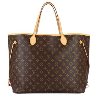 Louis Vuitton Beige Monogram Monogram Canvas Tote Bag (Pre-Owned)
