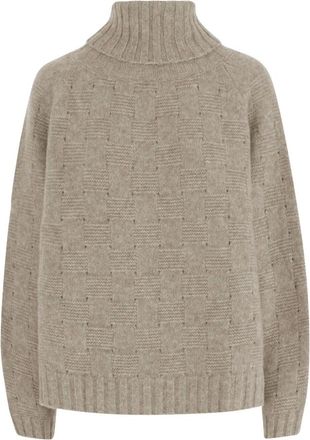 Allude Dames, Truien, Beige, Maat: M