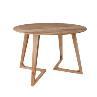 Rendez-Vous D&eacute;co Mesa redonda para 4 personas en madera de acacia 115 cm