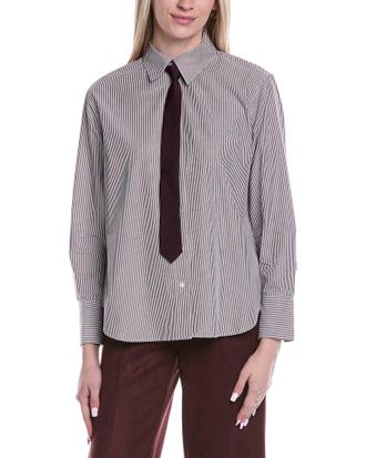 Kenneth Cole Stripe Poplin Shirt