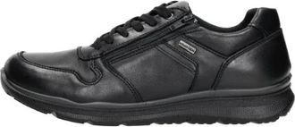 Imac Benthic Veterschoenen Laag - Heren - Sneakers - Zwart - 41 EU - Leer - Schoenen
