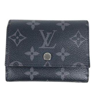 Louis Vuitton Pre-owned Tri-fold Wallet - unisex - Louis Vuitton Vintage - Vintage Wallets - Black - ONE SIZE - Pre-owned
