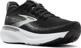 Brooks Adrenaline GTS 25 Running Shoe in Black/Grey/White at Nordstrom, Size 10.5