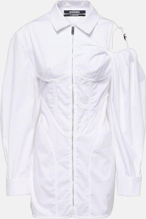 Jacquemus La Robe Galliga cotton-blend minidress