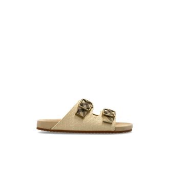 Burberry Sliders, female, Beige, Size: 8 1/2 US Urchin Slides