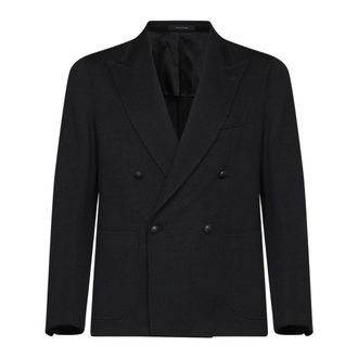 Tagliatore Warner Blazer - Heren - Jassen - Zwart - Maat: XL Wol