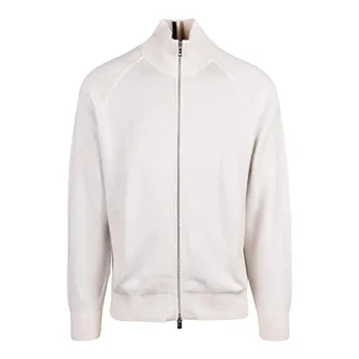 HUGO BOSS Heren, Truien, Beige, Maat: L Katoen