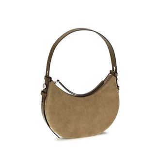 Tory Burch Womens Beige Suede Leather Shoulder Bag