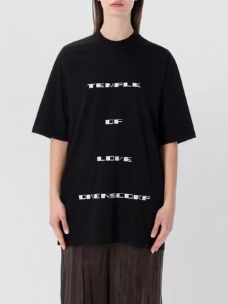 Rick Owens temple love graphic short sleeve t-shirt