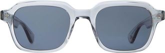 Garrett Leight OG FREDDY P SUN LLG/NVY Mens Sunglasses Grey Size 49