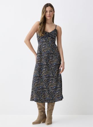 Twik Womens Lace trim floral dress