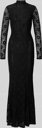 Bardot Bardot Abendkleid aus Spitze mit Stehkragen Modell HARLYN in Black, Größe 34