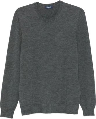 Drumohr Truien & Vesten, Heren, Grijs, L, Grijze Sweaters voor Mannen