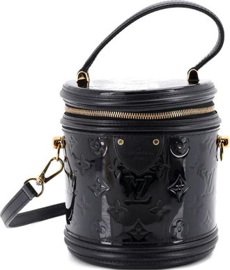 Louis Vuitton Borsa a tracolla Cannes in pelle Vernis con monogramma - Nero