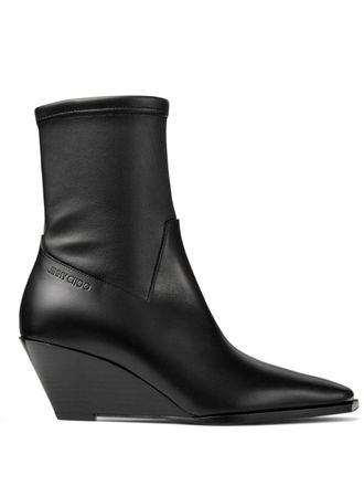 Jimmy Choo London 60 mm Hadley enkellaarzen - Zwart