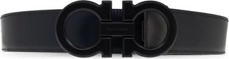 Ferragamo Double Adjus Riem - Heren - Riemen - Zwart - 100 CM - Leer - Accessoires