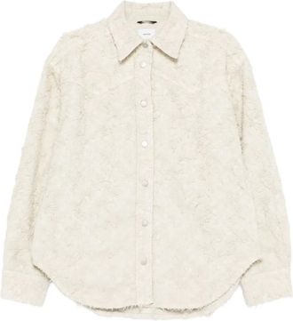 Haikure Camicia con lavorazione in rilievo - Toni neutri