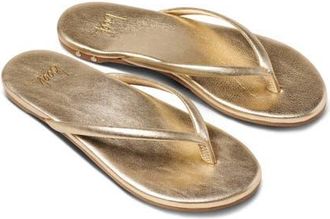 beek Sunbeam Flip Flop in Gold at Nordstrom, Size 10